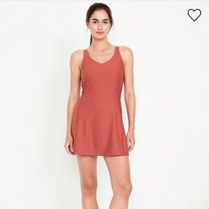 Old Navy Rust Mini Athletic Dress